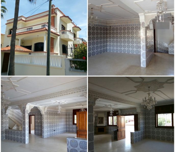 villa 3 niveaux 480m2 quartier al kodia  el jadida