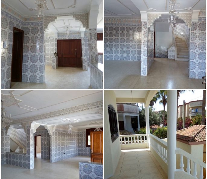 villa 3 niveaux 480m2 quartier al kodia  el jadida