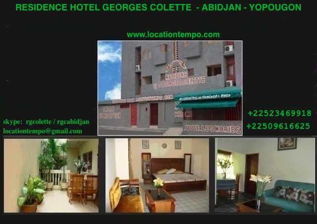 RESIDENCE DE VACANCES MEUBLEE –  VILLA 3 PIECES – Abidjan