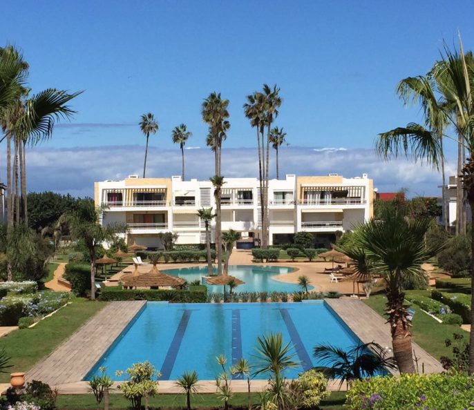 Casablanca Dar Bouazza Maroc Appartement balnéaire 140m2 a vendre
