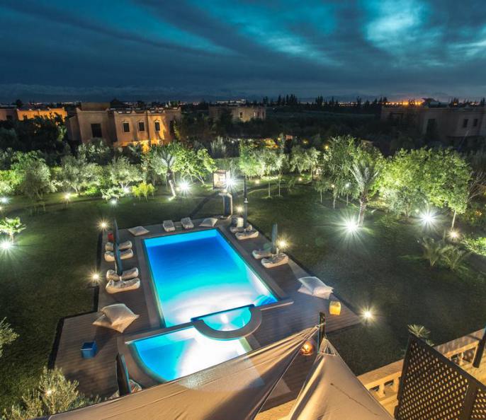 VILLA LUXE PISCINE 6 SUITES EXCLUSIVITÉ MARRAKECH