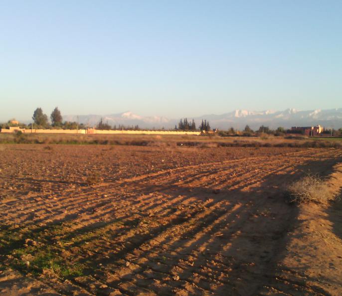 Terrain pour villa de 3855m2  à Rte Amizmiz Makech