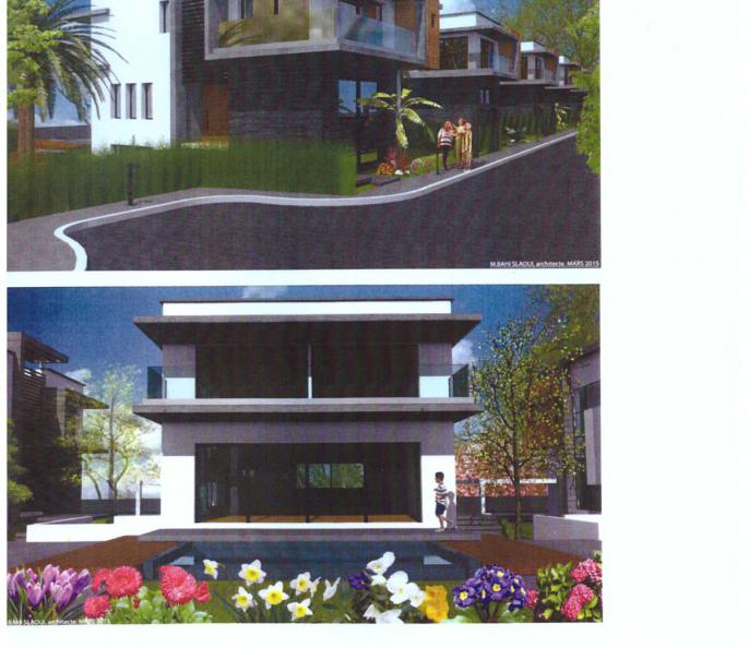 Terrain avec projet autorisé à aghroud bensergaou