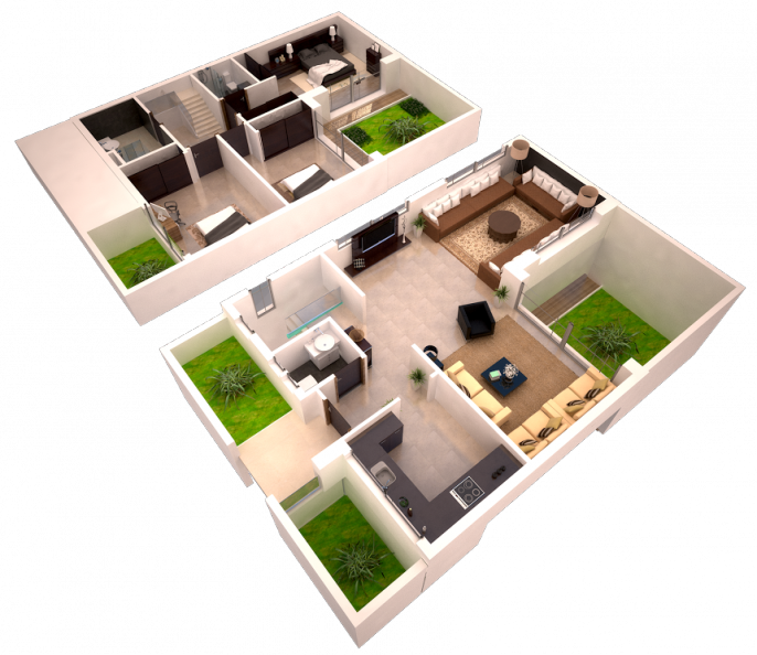 Villas de 138 m² à Agadir