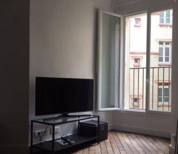 Location meublée studio 22 m² Paris 18E