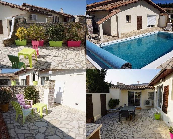 Villa 7 pièces 200 m² ( Plain-Pied ) avec Piscine 8 x 4 m