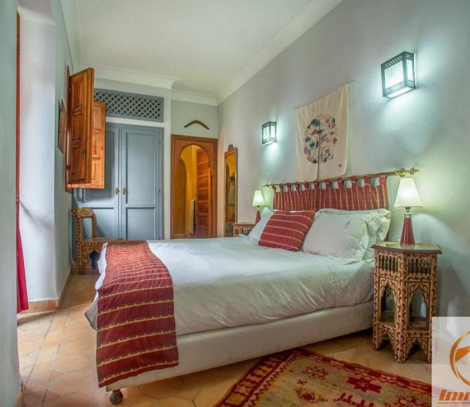 Riad maison d&rsquo;hôtes de 6 chambres en activité